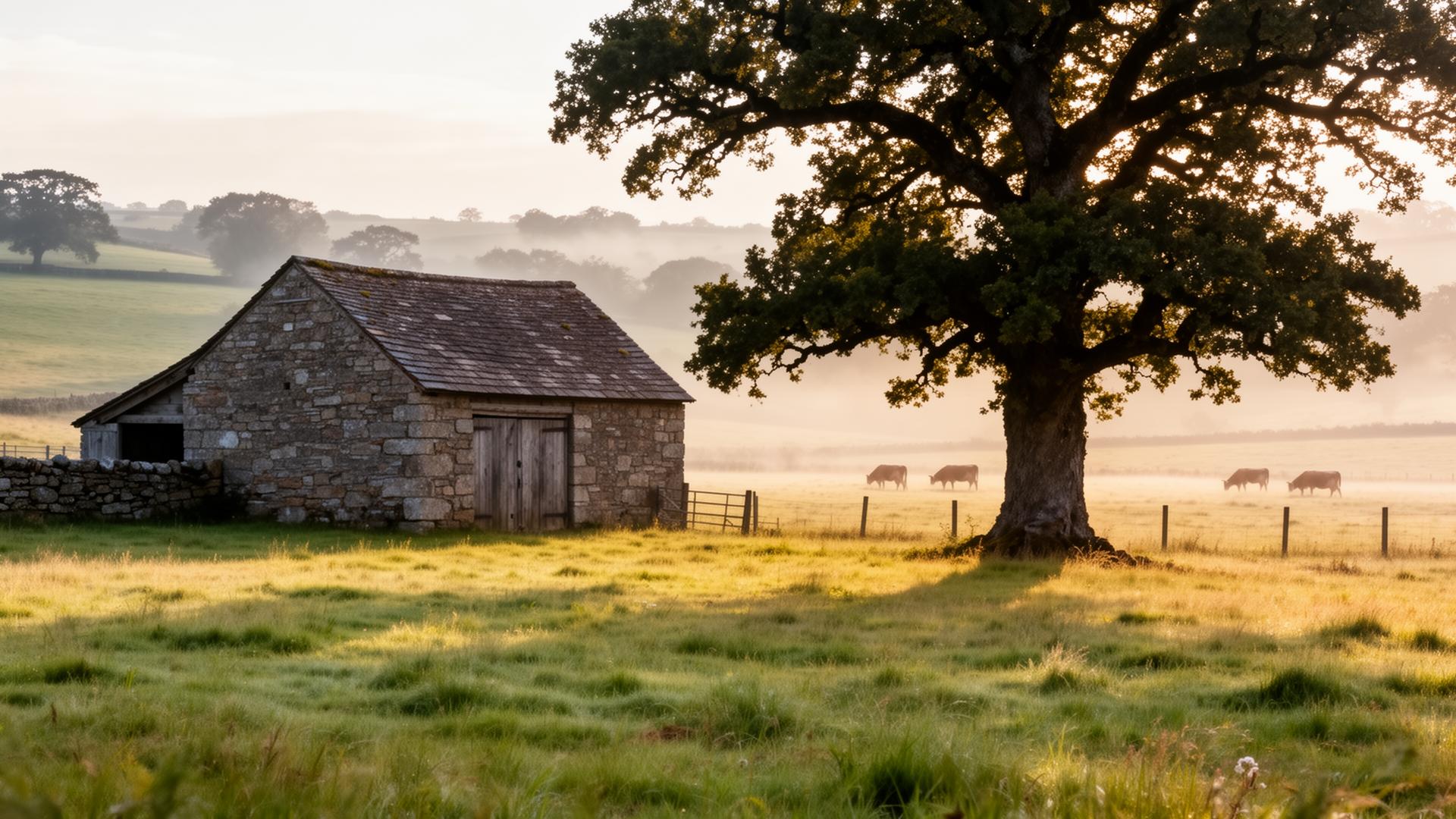 Blackdown Hills farm landscape